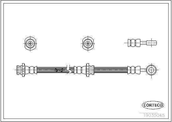 Brake Hose 19035045
