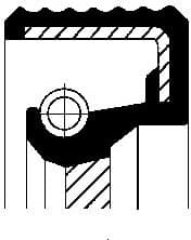 Shaft Seal, manual transmission 01019483B