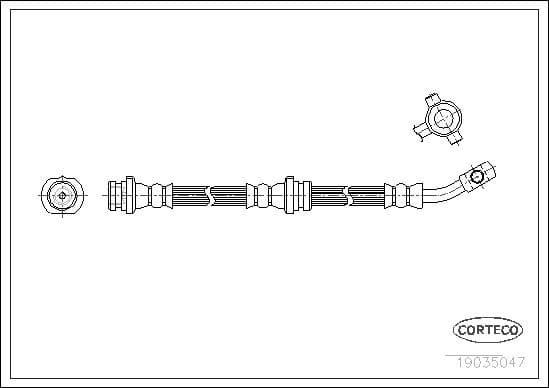 Brake Hose 19035047