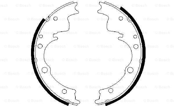 Brake Shoe Set 0986487287