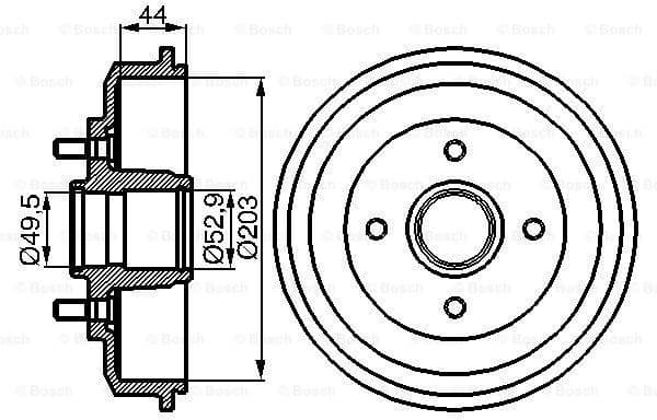 Brake Drum 0986477102