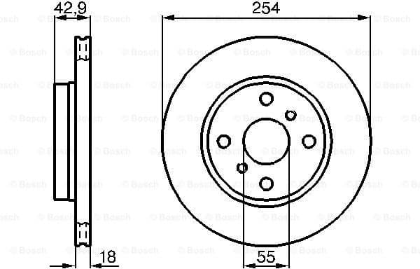 Brake Disc 0986478585