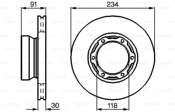Brake Disc 0986478407 - image 5