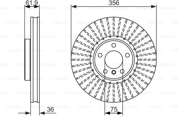 Brake Disc 0986479349