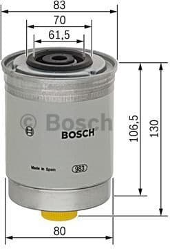 Fuel Filter 1457434103 - image 5