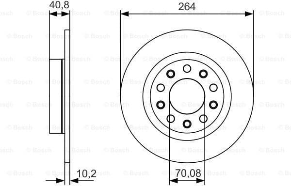 Brake Disc 0986479C41 - image 5