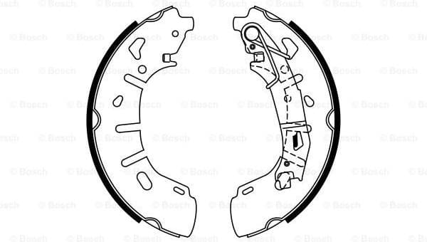 Brake Shoe Set 0986487773