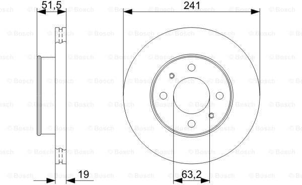 Brake Disc 0986479377 - image 5