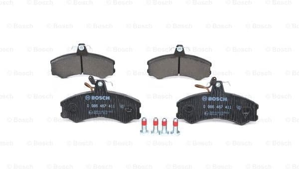 Brake Pad Set, disc brake 0986467411