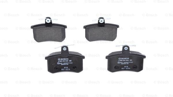 Brake Pad Set, disc brake 0986494846
