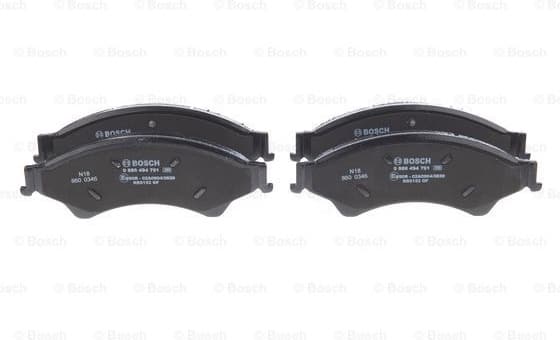 Brake Pad Set, disc brake 0986494791