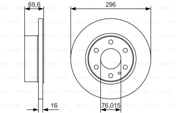 Brake Disc 0986479A51