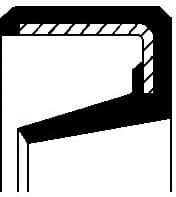 Shaft Seal, manual transmission 12000623B