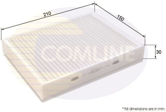 Filter, cabin air EKF414