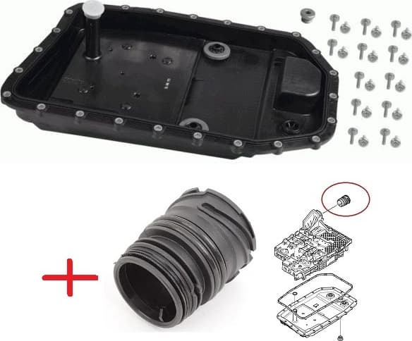 Oil sump with filter, automatic gearbox 1071.298.038
