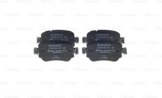 Brake Pad Set, disc brake 0986494797