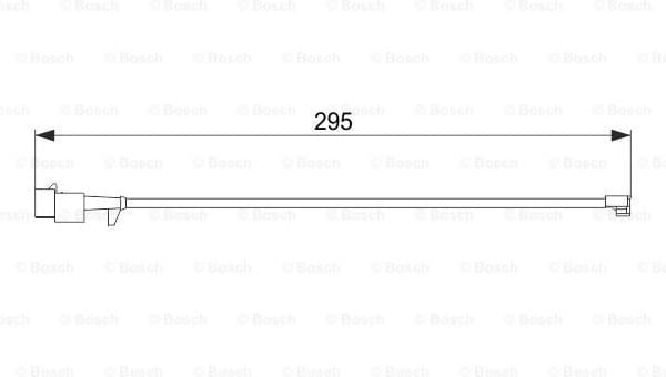 Warning Contact, brake pad wear 1987474575