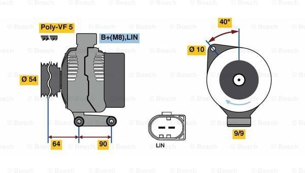 Alternator 0986047930