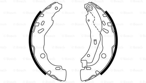 Brake Shoe Set 0986487771