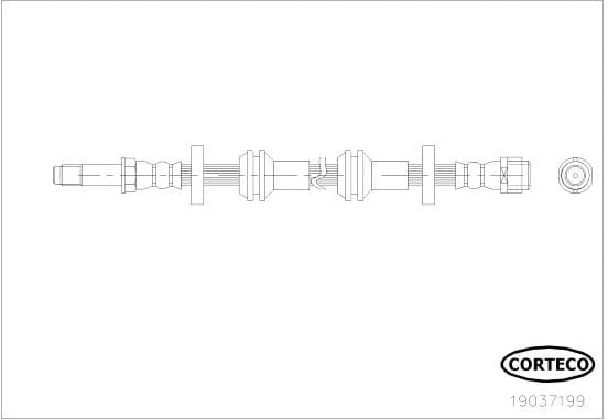 Brake Hose 19037199