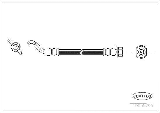 Brake Hose 19035295