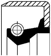 Shaft Seal, wheel hub 12011349B