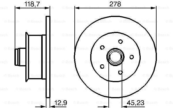 Brake Disc 0986478136 - image 5