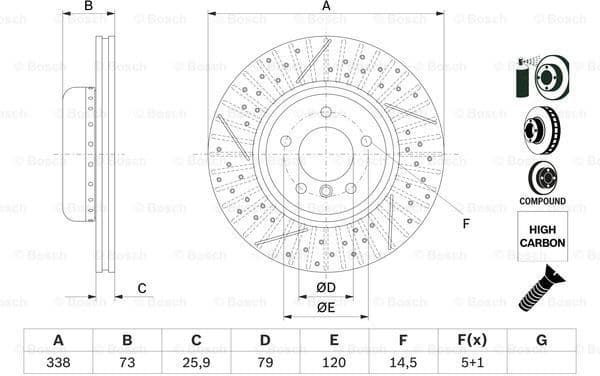 Brake Disc 0986479E09 - image 5