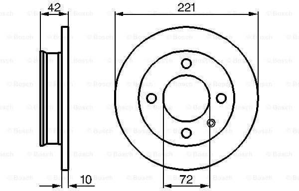 Brake Disc 0986478068