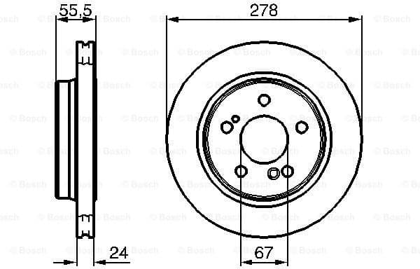 Brake Disc 0986479133