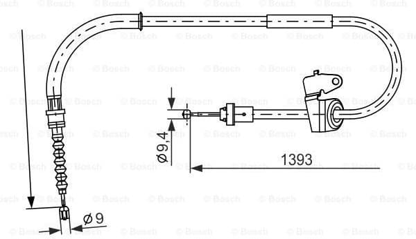 Cable Pull, parking brake 1987482227