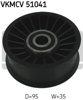 Deflection/Guide Pulley, V-ribbed belt VKMCV51041
