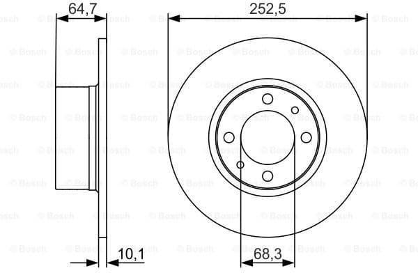Brake Disc 0986479988