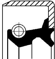 Shaft Seal, differential 19035219B