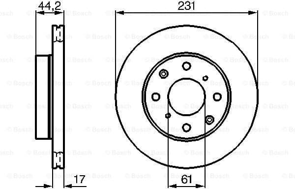 Brake Disc 0986478203