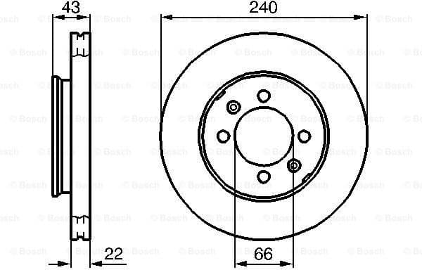 Brake Disc 0986478813