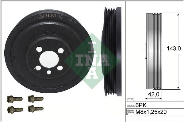 Belt Pulley, crankshaft 544008320