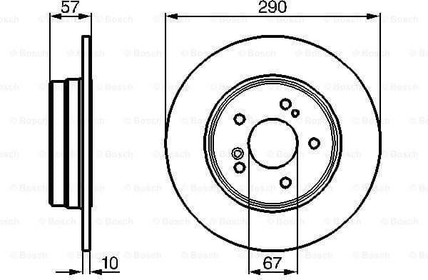 Brake Disc 0986478446