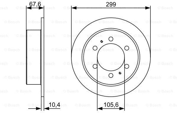 Brake Disc 0986478999 - image 5
