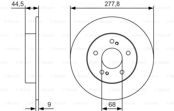 Brake Disc 0986479T86