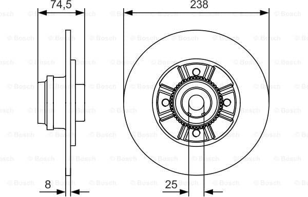 Brake Disc 0986479759 - image 4