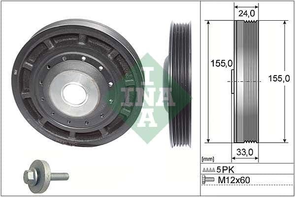Belt Pulley, crankshaft 544005420