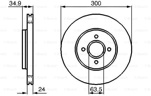 Brake Disc 0986479048