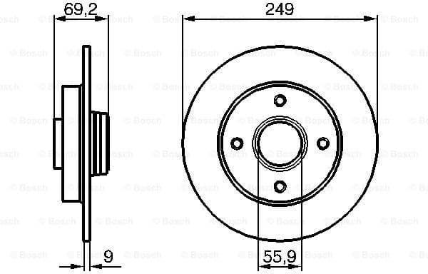 Brake Disc 0986479255 - image 5