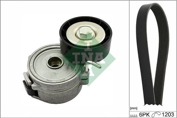 V-ribbed Belt Set 529035710