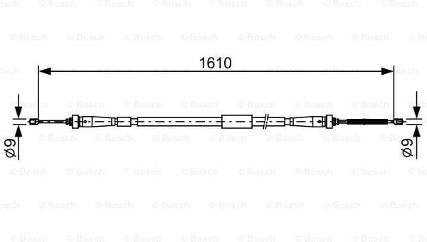 Cable Pull, parking brake 1987482636