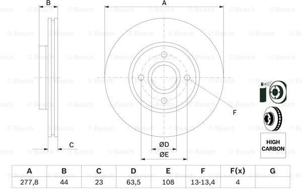 Brake Disc 0986479659 - image 5