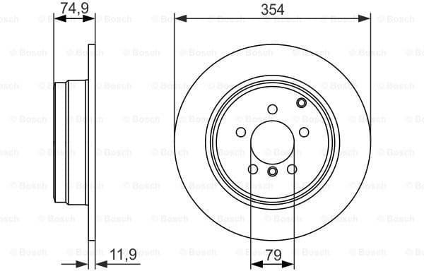 Brake Disc 0986479612
