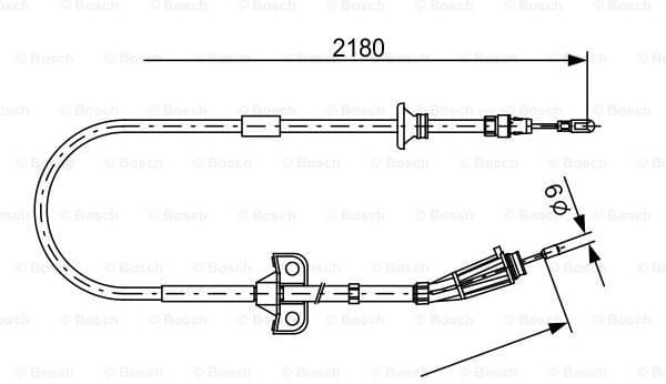 Cable Pull, parking brake 1987477248