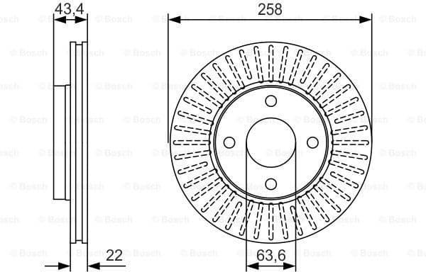 Brake Disc 0986479R64 - image 5